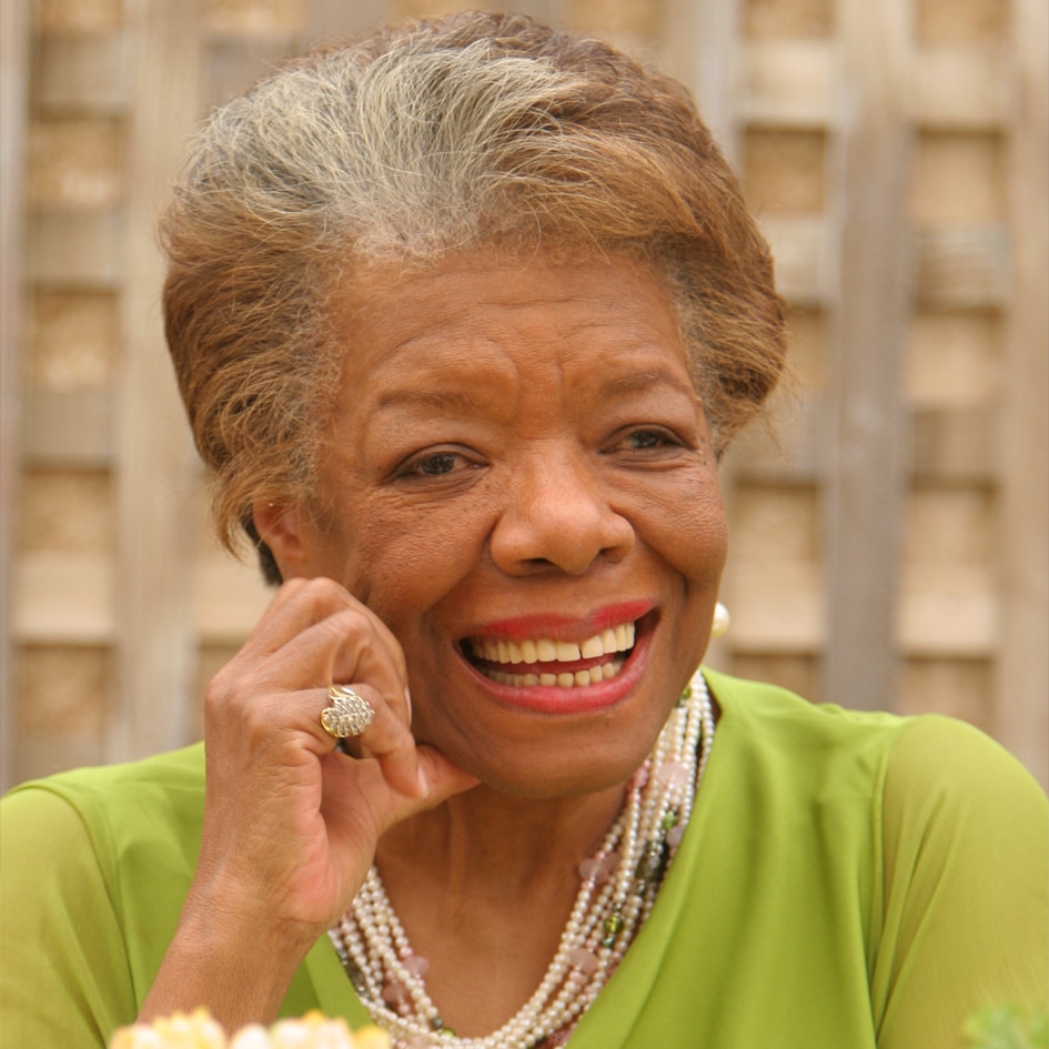 Maya Angelou smiling